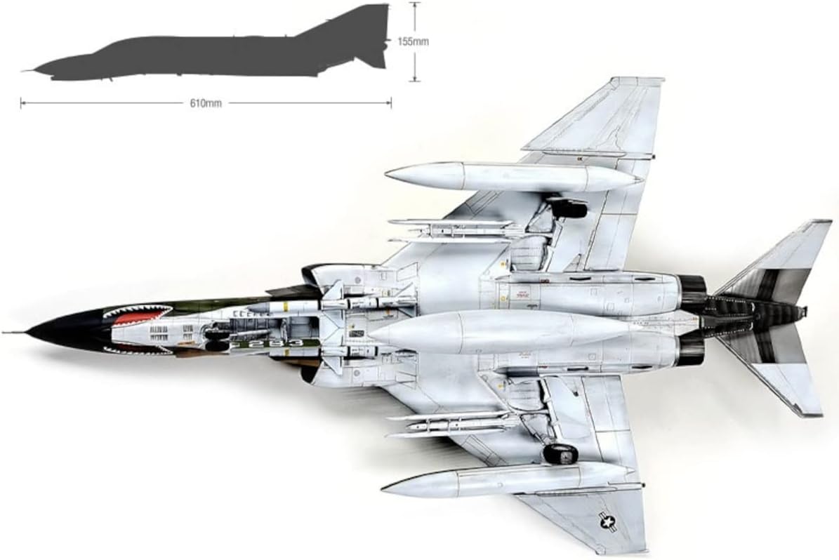 Academy Sprue Brothers ACA12133 1:32 F-4E Phantom II 'Vietnam War', ACA12133-OS