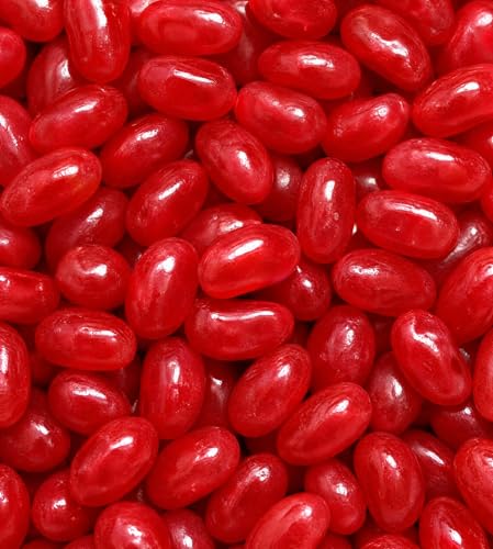 Cinnamon Jelly Beans 2 lbs Jumbo Extra Large Red Chewy Sweet Spiced Candy