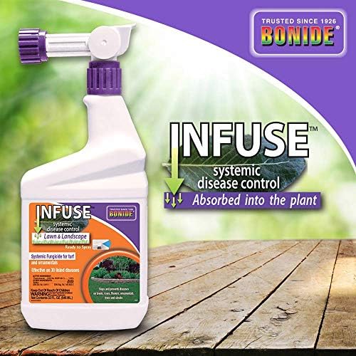 Bonide Infuse Systemic Disease Control Lawn & Landscape | 32 oz Ready-to-Spray Fungicide for Turf & Ornamentals