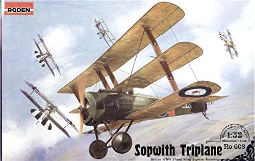 RODEN SOPWITH TRIPLANE British Fighter Biplane WWI 1/32 609
