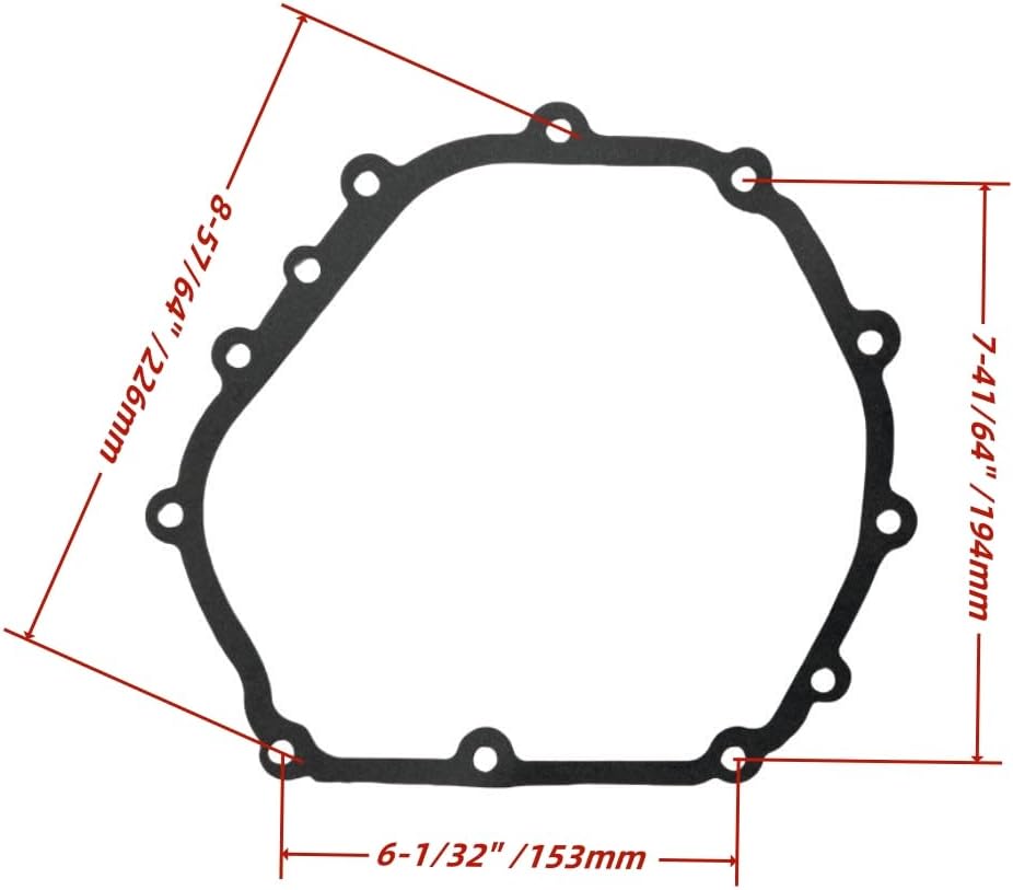 Gaskets for Carburetor Muffler Cylinder Head Crankcase Cover and Oil Seals for Predator Inverter Generators 9500-Watt Surge (SKU# 71365