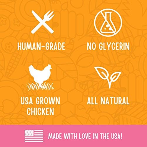 Full Moon® Chicken Jerky Hip And Joint Dog Treats 12 oz | Made withchondroitin, glucosamine and turmeric, Human Grade, No corn, No wheat, No soy, Glycerin Free, Made in the USA