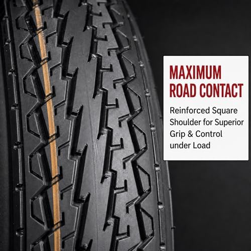 eCustomrim 2-Pack Trailer Tire Rim Assembly 4.80-8 480-8 LRC 5 Lug White | 4.80 X 8 8 Inch Load Range C 6 Ply Tire