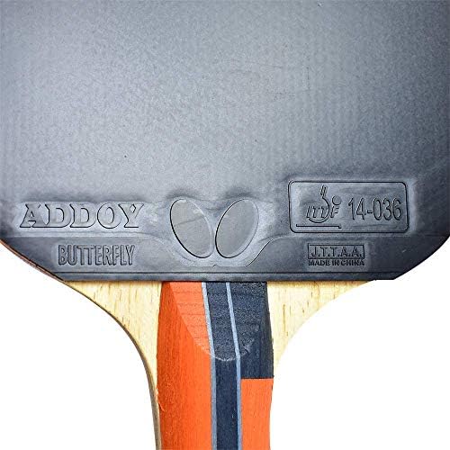 Butterfly Lin Yun-Ju Shakehand Ping Pong Paddle - Lightweight & Offers A High Degree of Control for Developing Table Tennis Players - Recommended