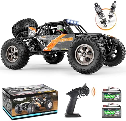 HAIBOXING 905 Protector 1:12 Scale RC Cars, Off-Road RC Buggy Hobby Grade | Aluminum Oil-Filled Shocks, Fast Remote Control Car 38 km/h