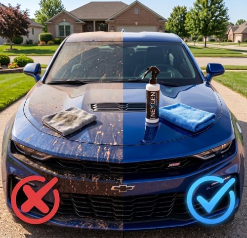 Nexgen Ceramic Spray Silicon Dioxide, Easy to Apply Ceramic Coating Spray for Cars, 16 oz | Professional-Grade Protective Sealant Polish for Cars, RVs