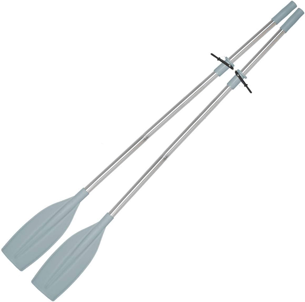 Oceansouth Aluminum Boat Oars with Oar Stops – 2-Piece Split Shaft Rowing Oars for Dinghies