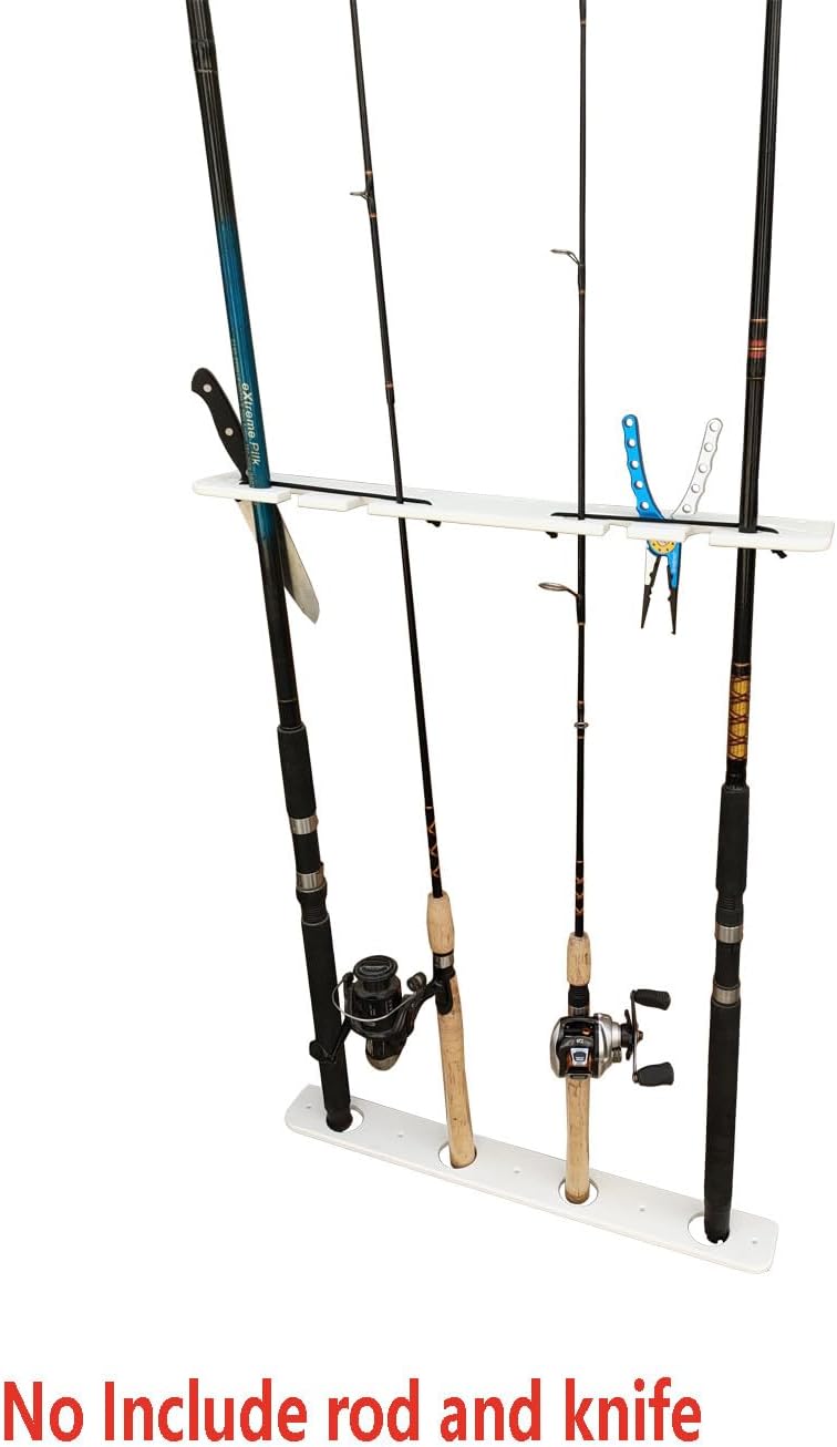 Brocraft Deluxe 4 Rod Pontoon Boat Tackle Rack