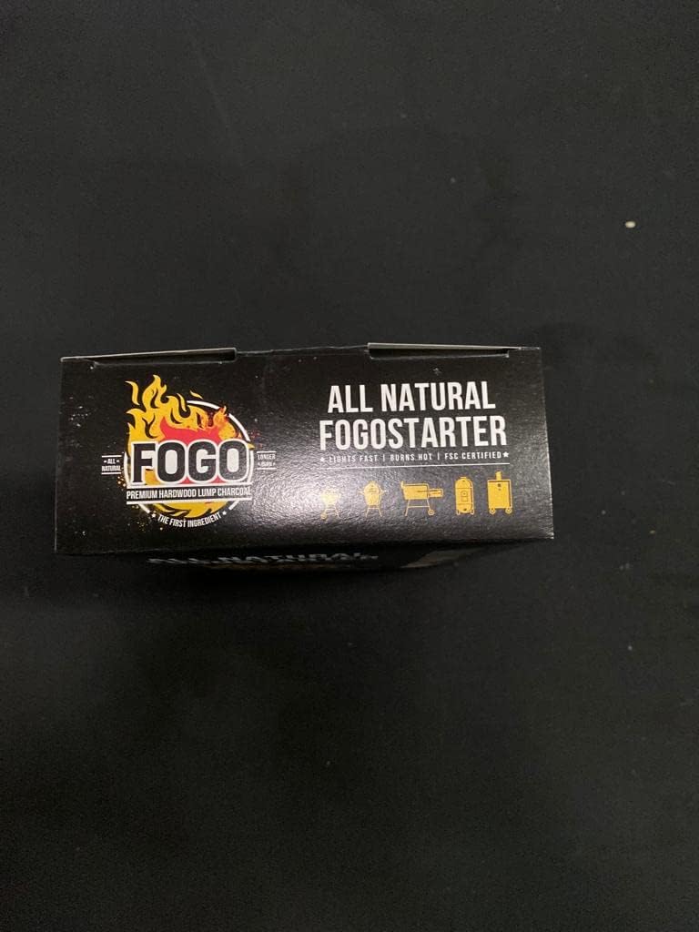 FOGO Super Premium Hardwood Lump Charcoal, Natural, Large Sized Lump Charcoal for Grilling and Smoking, Restaurant Quality, 35 Pound Bag