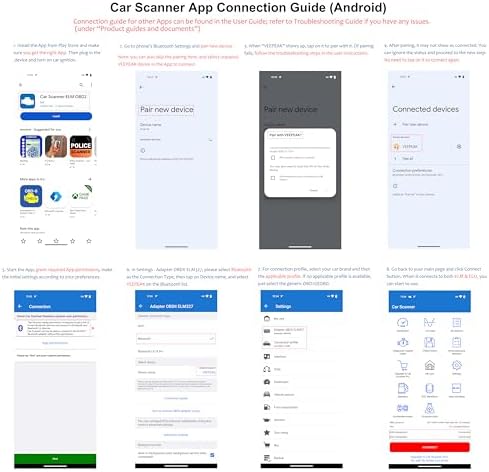 Veepeak OBDCheck BLE Bluetooth OBD II Scanner for iOS & Android, Car Wireless Check Engine Light Code Reader Diagnostic Tool