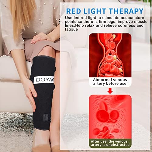 DGXINJUN Red Light Therapy Device for Body Calf Arm Pain Relief Near Infrared Light Therapy 850nm LED Muscle Wrap for Leg Home Use Nerve Damage Deep