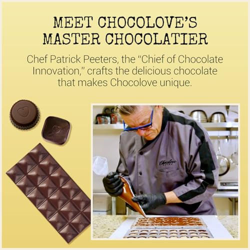 Chocolove Dark Chocolate Bars | 55% Cocoa | Crafted with Smooth Semi-sweet Premium Chocolate | Non GMO, Rainforest Alliance Certified