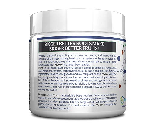 MYCO+ - Mycorrhizae Fungi Powder for Plants and Soil Health, Root Booster for Cuttings, Orchids, Roses, Vegetables