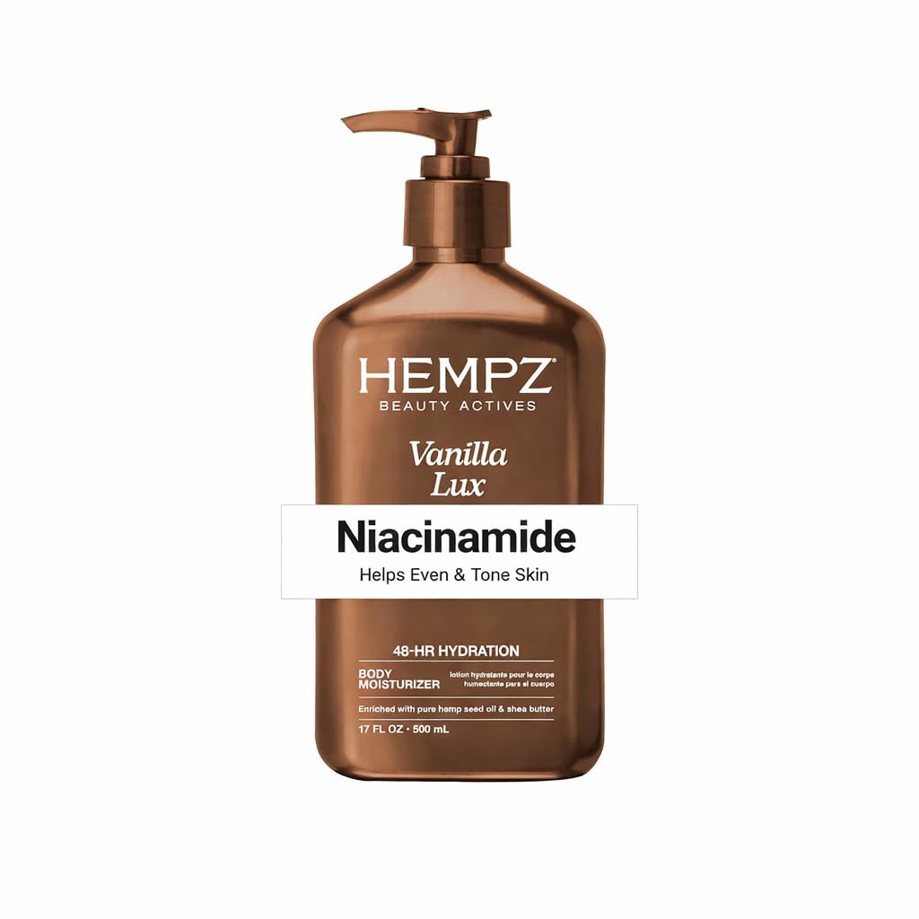 Hempz Sweet Jasmine & Rose Herbal Body Moisturizer for Women, 17 Fl. oz. - Moisturizing Lotion with 100% Pure Hemp Seed Oil, Collagen