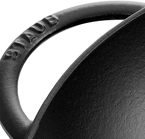 STAUB Cast Iron Baby Wok, 0.5-quart, Black Matte