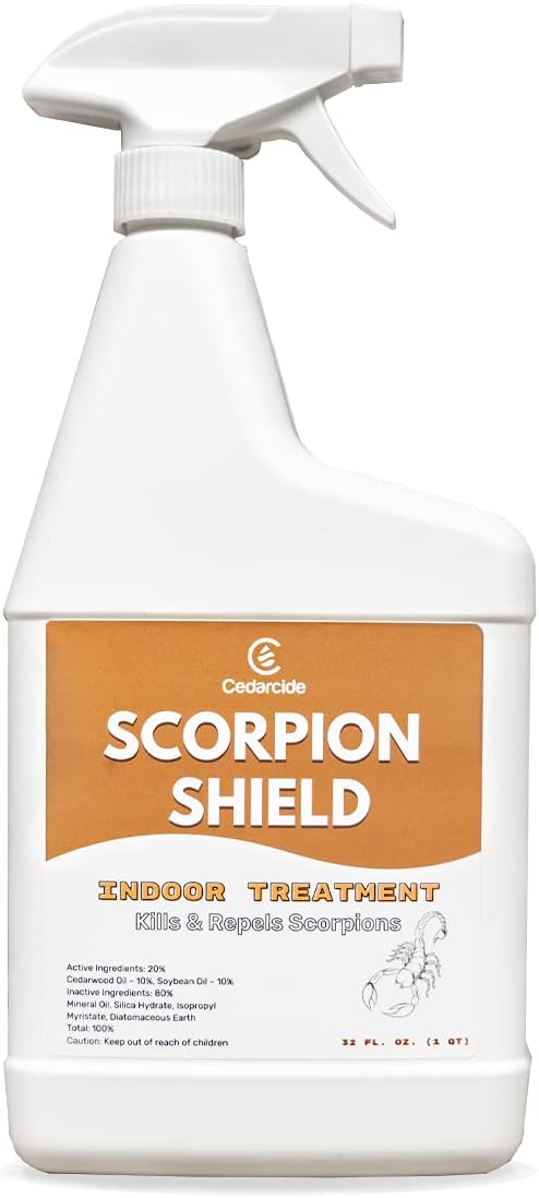 Cedarcide Indoor & Outdoor Scorpion Treatment Kit (Large) - Cedar Oil Pest Control Sprays - Kills & Repels Scorpions and Other Pests Guaranteed in