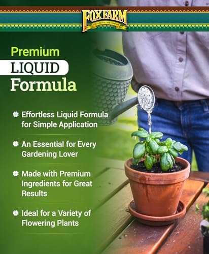 FoxFarm Hydro Liquid Trio Pack - Big Bloom, Grow Big Hydroponic, Tiger Bloom Fertilizers for Plant Growth, Bud Development & Abundant Fruit - Complete Hydroponic Plant Food Set - 3 Pint Bottles