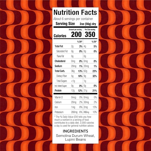 Brami Curly Macaroni Protein Pasta, 12 OZ