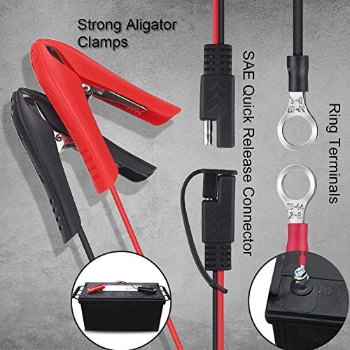 5A 12V Automatic Smart Battery Charger Automotive Maintainer 7-Stages | Trickle for Deep Cycle Car Marine Trolling Motor Boat Truck Lawn Mower RV