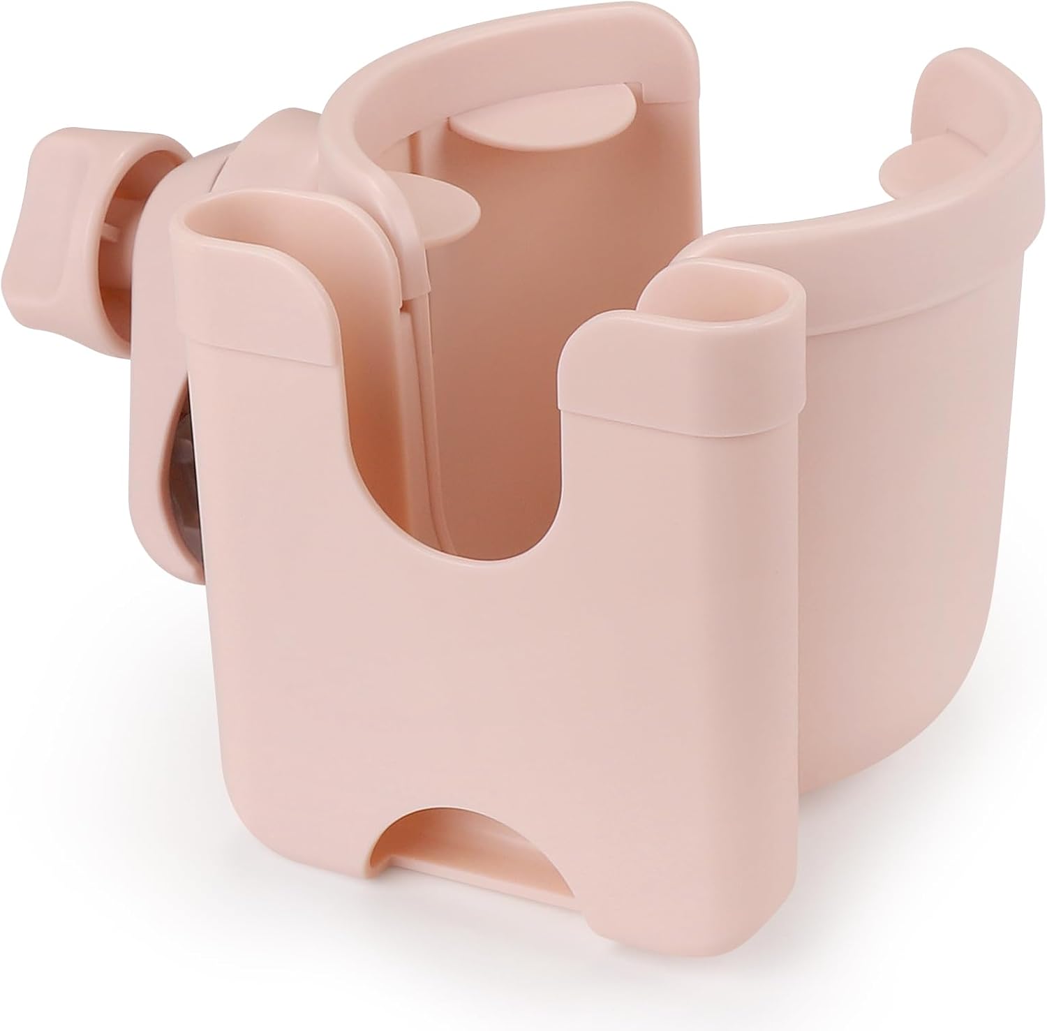 Accmor Stroller Cup Holder with Phone Holder, Bike Cup Holder, Universal Cup Holder for Uppababy Nuna Strollers, 2-in-1 Drinks Holder for Walker