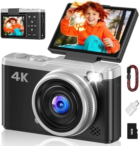 MaxMango Digital Camera, 64MP & 2.4'' Vlogging Camera for Beginners