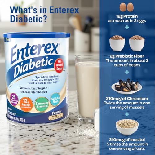 Ready-to-Mix Nutritionally Complete Powder – No Added Sugar, Gluten Free, Vanilla Flavor, 400g (7 Servings)
