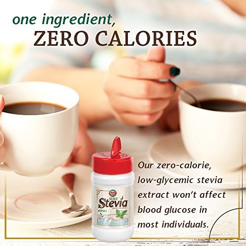 KAL Sure Stevia Extract Powder, Low Carb, Plant Based Stevia Sweetener, Great Taste, Zero Calories, Zero Sugar, Low Glycemic & Perfect for a Keto Diet, 60-Day Guarantee, Approx. 1820 Servings, 3.5oz | Zero Calorie Sweetener - Organic, Keto Friendly & Low…