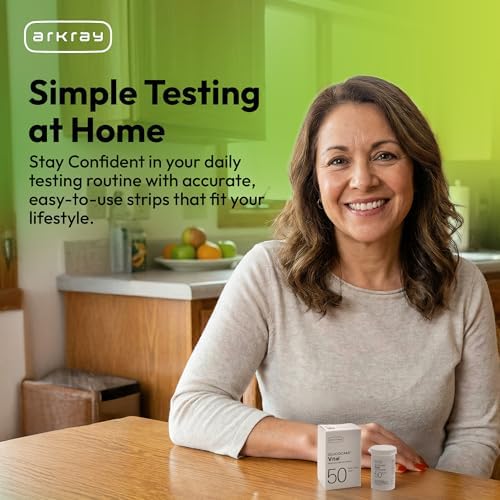 ARKRAY GLUCOCARD Vital Blood Glucose Test Strips – No Coding Required, Fast 7-Second Results