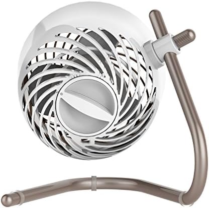 Vornado Pivot Personal Air Circulator, Portable, Desk Fan, Electric, Ice White