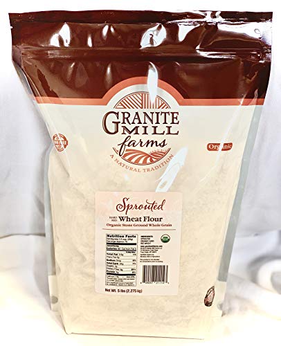 Granite Mill Farms Sprouted Organic Hard Red Wheat Flour, 5 lb
