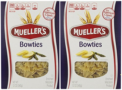 Muellers Pasta Bowties, 12 Ounce (Pack of 2)