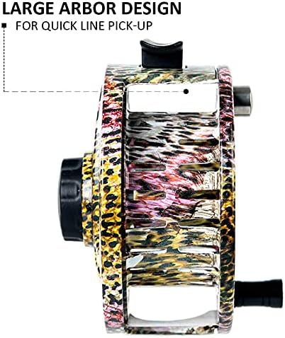 M MAXIMUMCATCH Maxcatch ECO Large Arbor Fly Fishing Reel (3/4wt 5/6wt 7/8wt) and Pre-Loaded Fly Reel with Line Combo