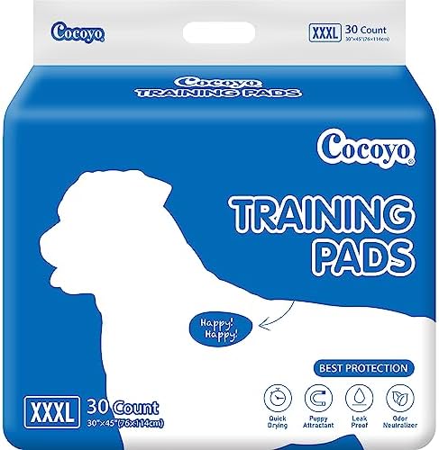 COCOYO Training Pads, 30"X36", 40 Count, XXL