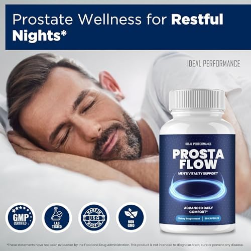 Prosta Flow Capsules - Official ProstaFlow for Men Supplement Pills - Maximum Strength, All Natural for Daily Wellness & Comfort