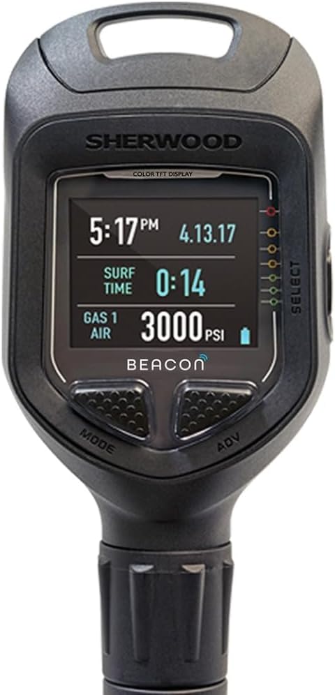 TFT Color Screen Air Integrated Dive Computer, with Locking QD and Bluetooth integrated Dive Log