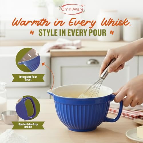 Simsbury Batter Bowl - Simply Blue, 64 Oz