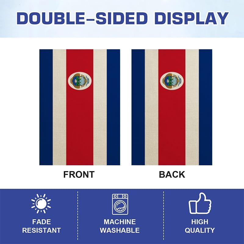 Nicaragua Nicaraguans Garden Flags 12x18 Inch Double Sided Burlap Patriotic Country Yard Flag Banners Outdoor Weather Resistant Farmhouse Porch Lawn Decoration
