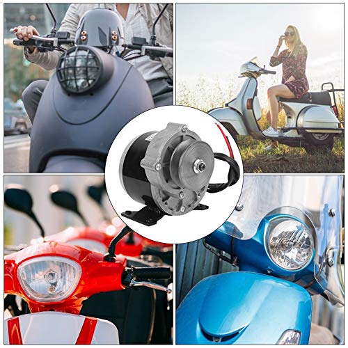 12V Geared Motor,250W high Torque Efficiency,DC Motor,Belt Pulley System for DIY Projects Industrial Machinery and Automotive Repairs