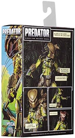 NECA - Predator 2 - 7” Scale Action Figure - Ultimate Elder: The Golden Angel | Predator 2 8 Inch Action Figure Ultimate Series - Ultimate Elder: