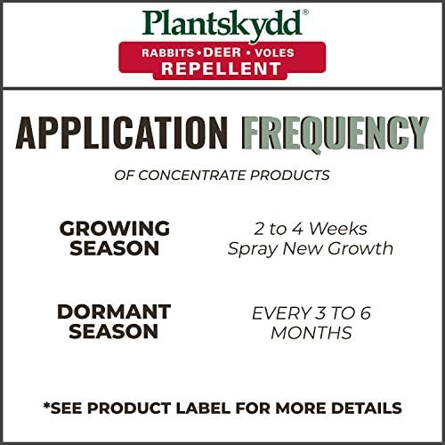 Plantskydd Animal Repellent, Deer, Rabbit, Voles, Powder Concentrate 2.2lb | Makes 2.5 Gallons of Liquid Repellent