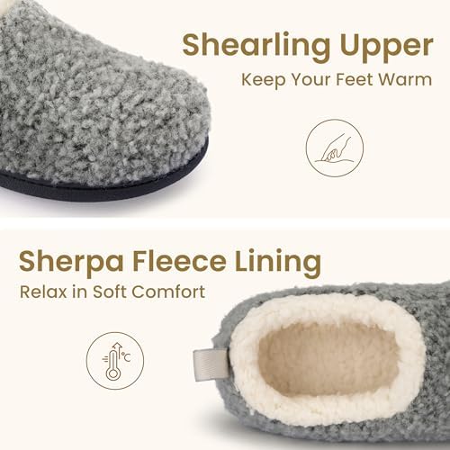 RockDove Women's Nomad Faux Shearling Slipper