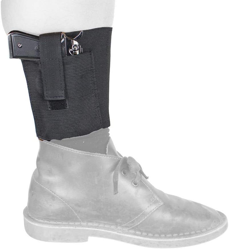 Ankle Holster for Concealed Carry Compatible with G42, 43, 36, 26, Ruger LCP, LC9,and Similar Guns