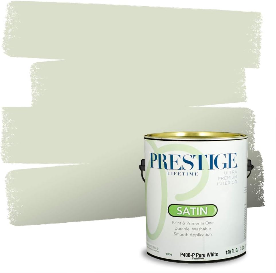 PRESTIGE Interior Paint and Primer in One, Garden Sage, Eggshell, 1 Gallon