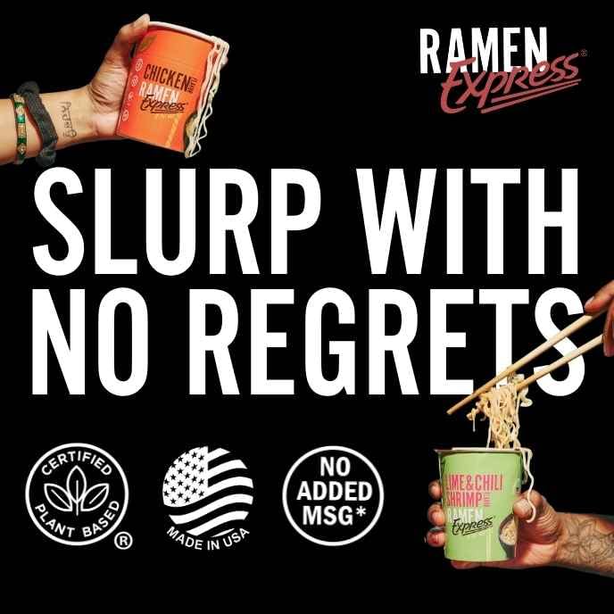 RAMEN EXPRESS Chicken Flavor Ramen Cup Noodle