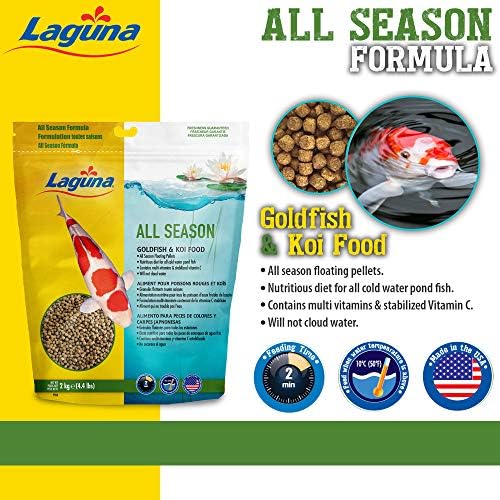 Laguna All Season Goldfish & Koi Floating Food, 17 oz