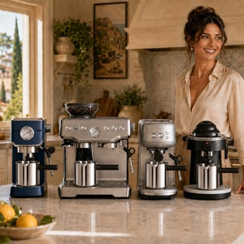 Mian 4 Cup Universal Stainless Steel Espresso Coffee Replacement Carafe Compatible with Krups, Mr. Coffee, DeLonghi, Breville, Hamilton Beach