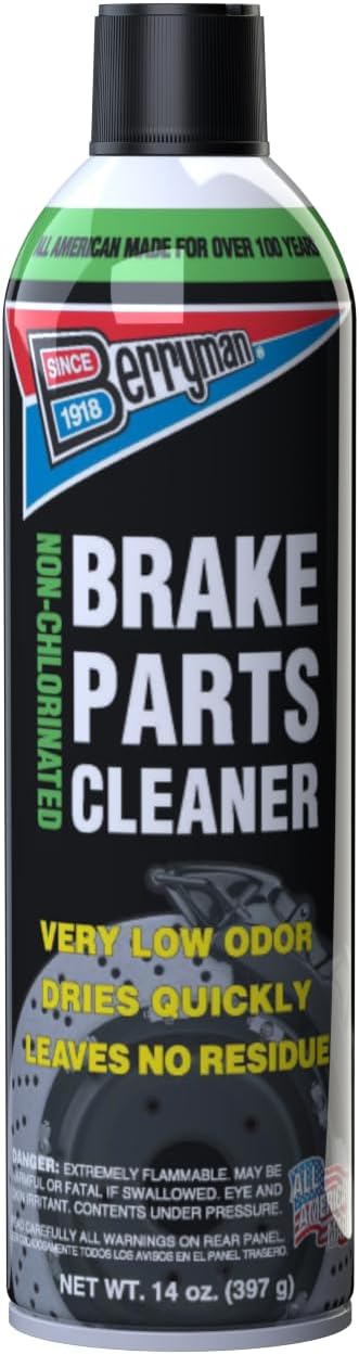 Berryman 2420 Non-Chlorinated Brake Parts Cleaner, 14-Ounce