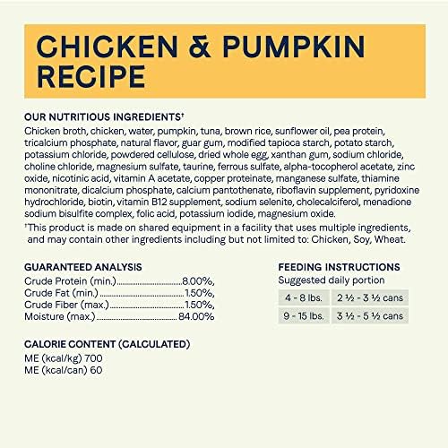 Canidae Balanced Bowl Wet Cat Food, Tuna & Carrots Recipe, 3 oz. (Case of 24)