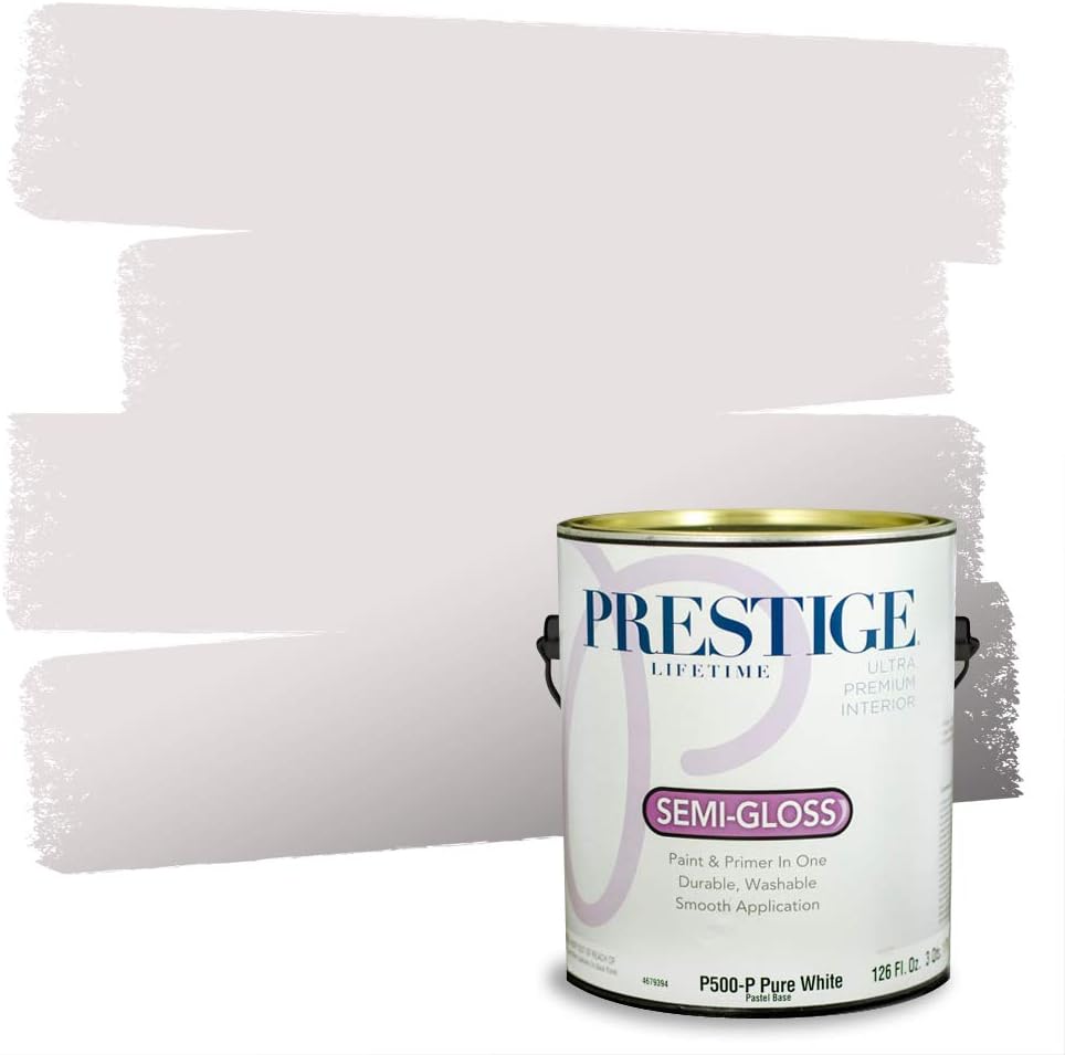 PRESTIGE Paints Exterior Paint and Primer In One, 1-Gallon, Satin, Comparable Match of Sherwin Williams* Ash Violet*