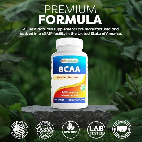 Best Naturals BCAA Branch Chain Amino Acid, 3200mg per Serving